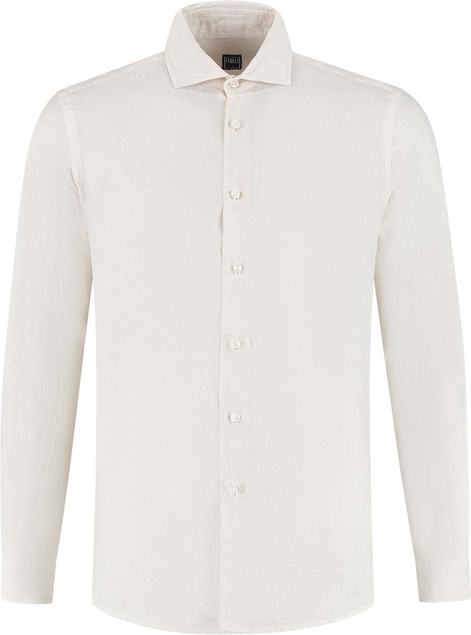 Fedeli Nick Ml. Lino Tessuto Dusty Beige