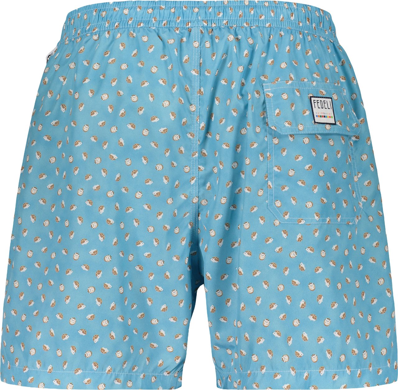 Fedeli Light Blue Summer Elegant Shorts Lichtblauw