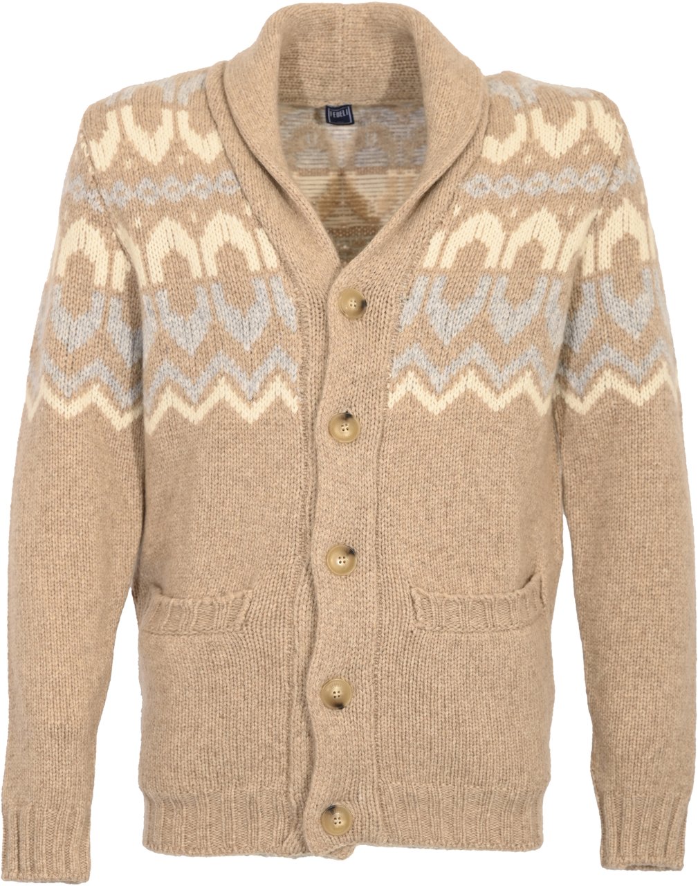 Fedeli Sweaters Greige Bruin