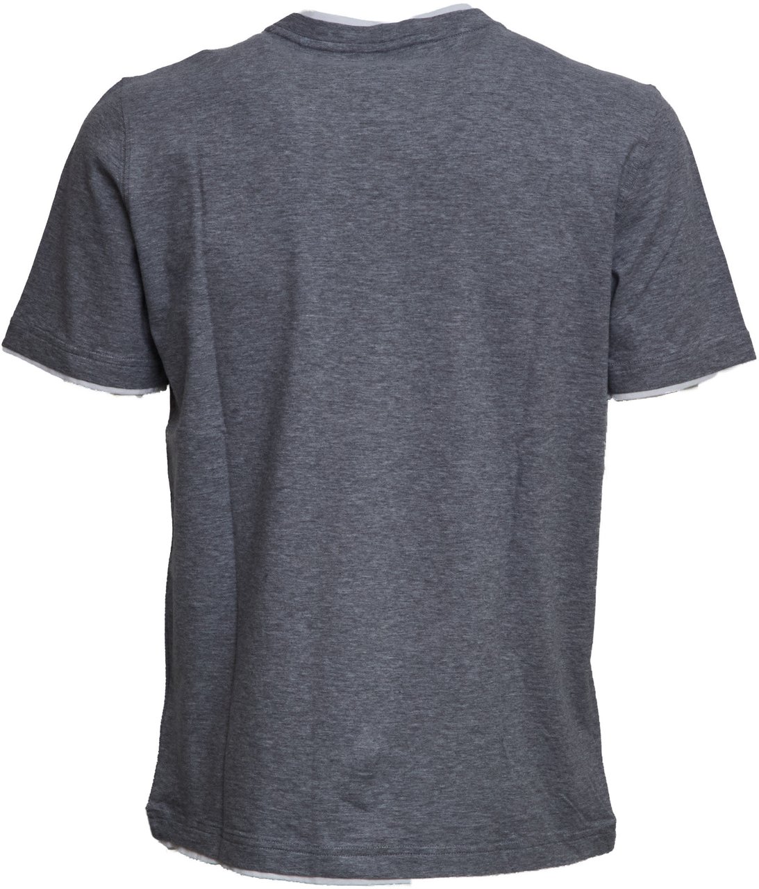 Fedeli T-shirt Duo M/m Jersey Melange Grijs