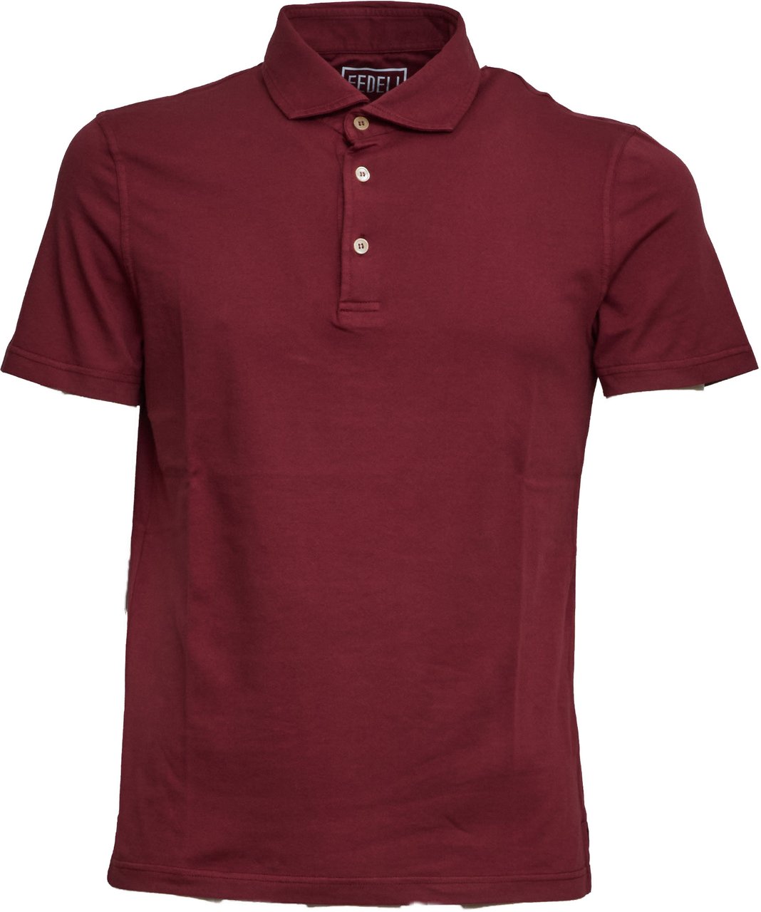 Fedeli Polo Jersey Flex Dusty M/m Rood