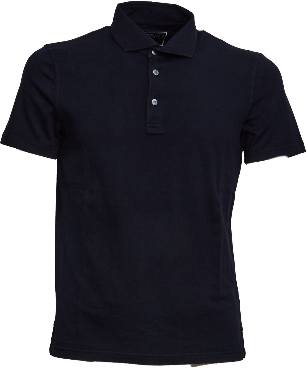 Fedeli Polo Jersey Flex Dusty M/m Blauw