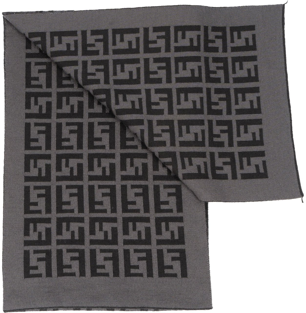 Fendi Fendi Wool Monogram FF Logo Schal Scarf Divers