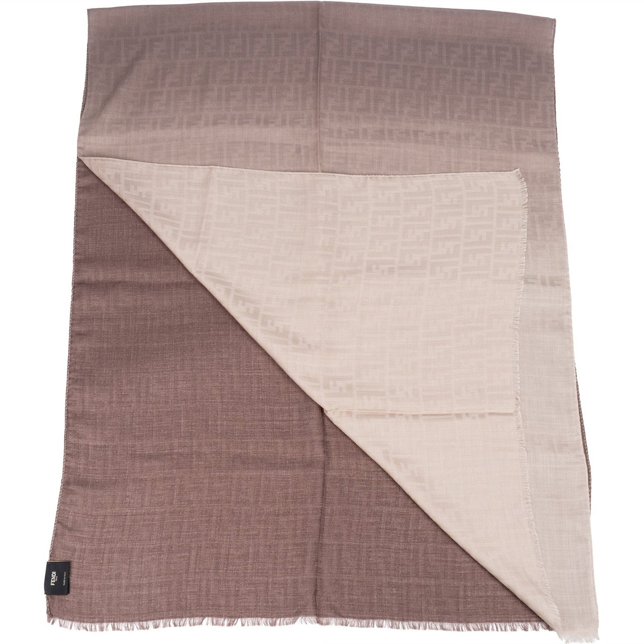 Fendi Fendi Silk Monogram FF Logo Schal Scarf Divers