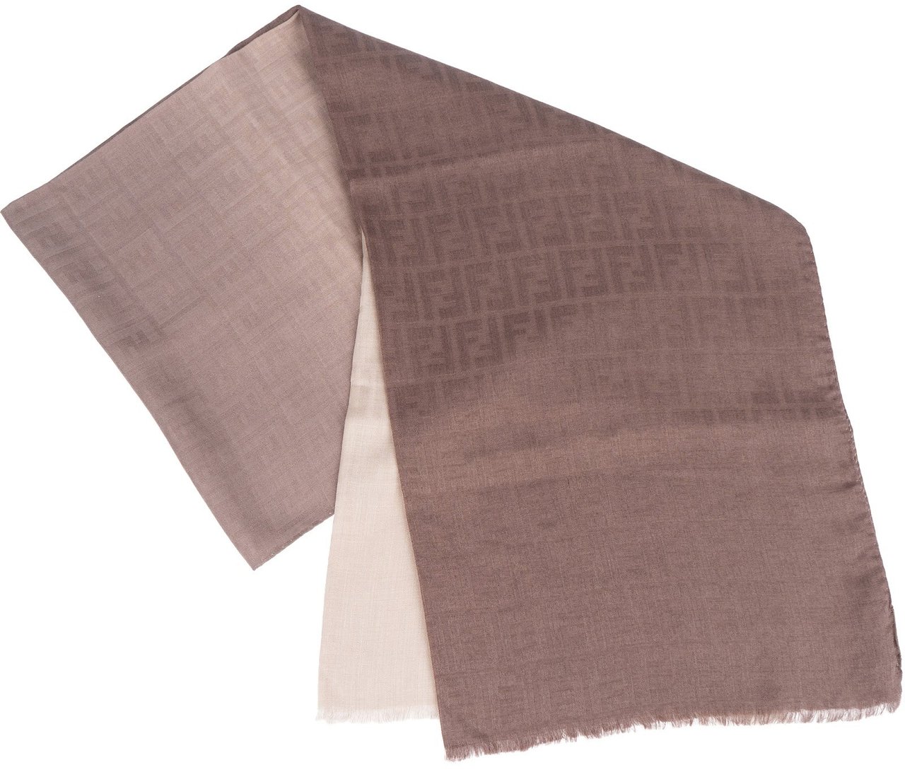 Fendi Fendi Silk Monogram FF Logo Schal Scarf Divers