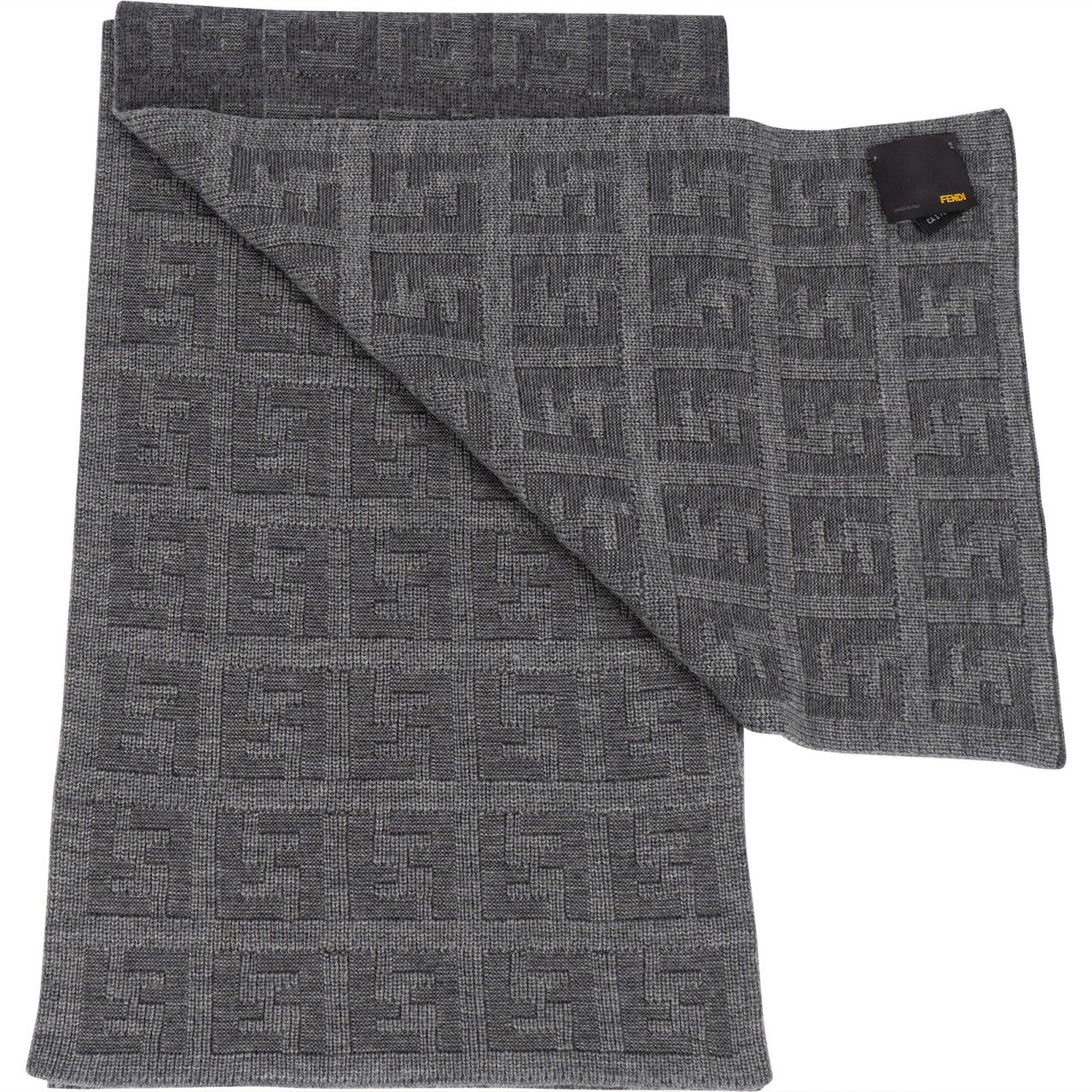 Fendi Fendi Wool Monogram FF Logo Schal Scarf Divers