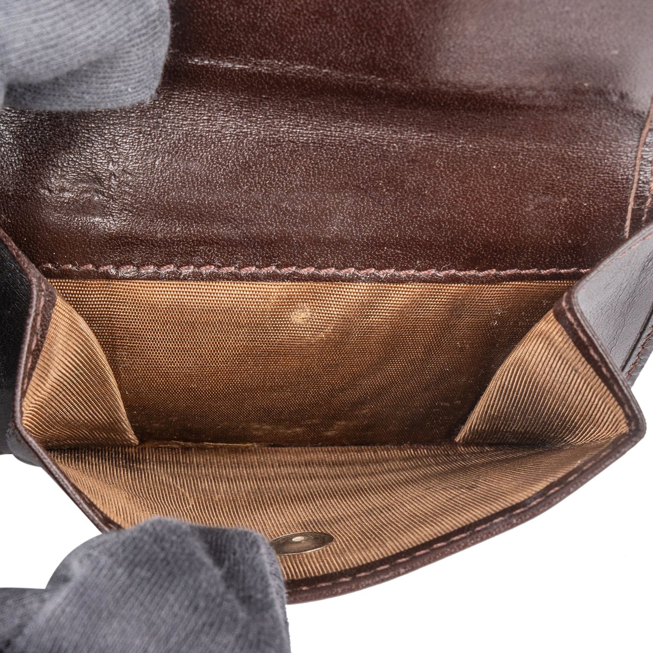 Fendi Fendi FF Monogram Zucca Bifold Wallet Bruin