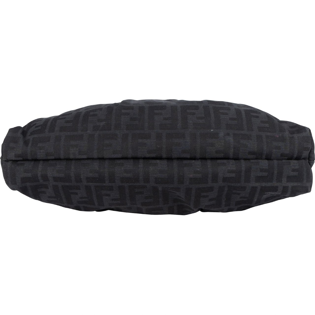 Fendi Fendi Monogram Zucca Canvas Chef Hobo Shoulder Bag Zwart