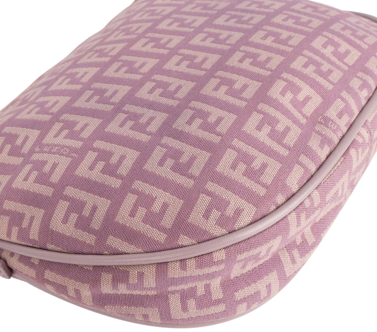 Fendi Fendi Monogram Zucca Pochette Handbag Paars