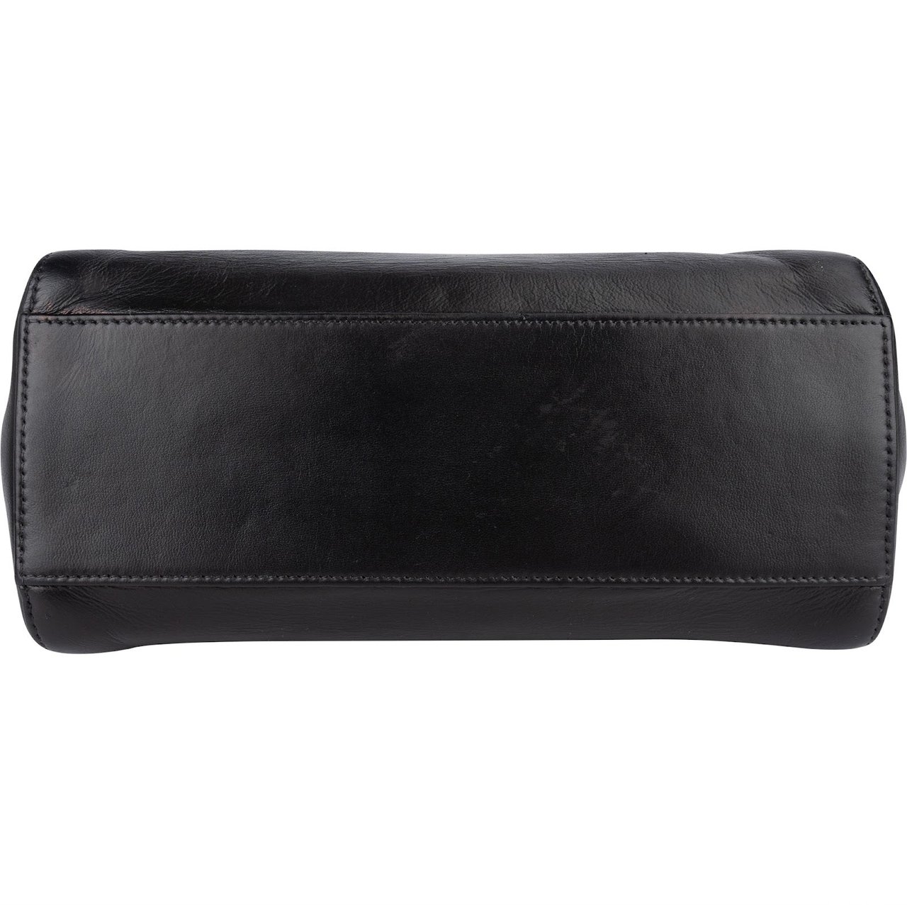Fendi Black Leather Peekaboo Handbag Zwart