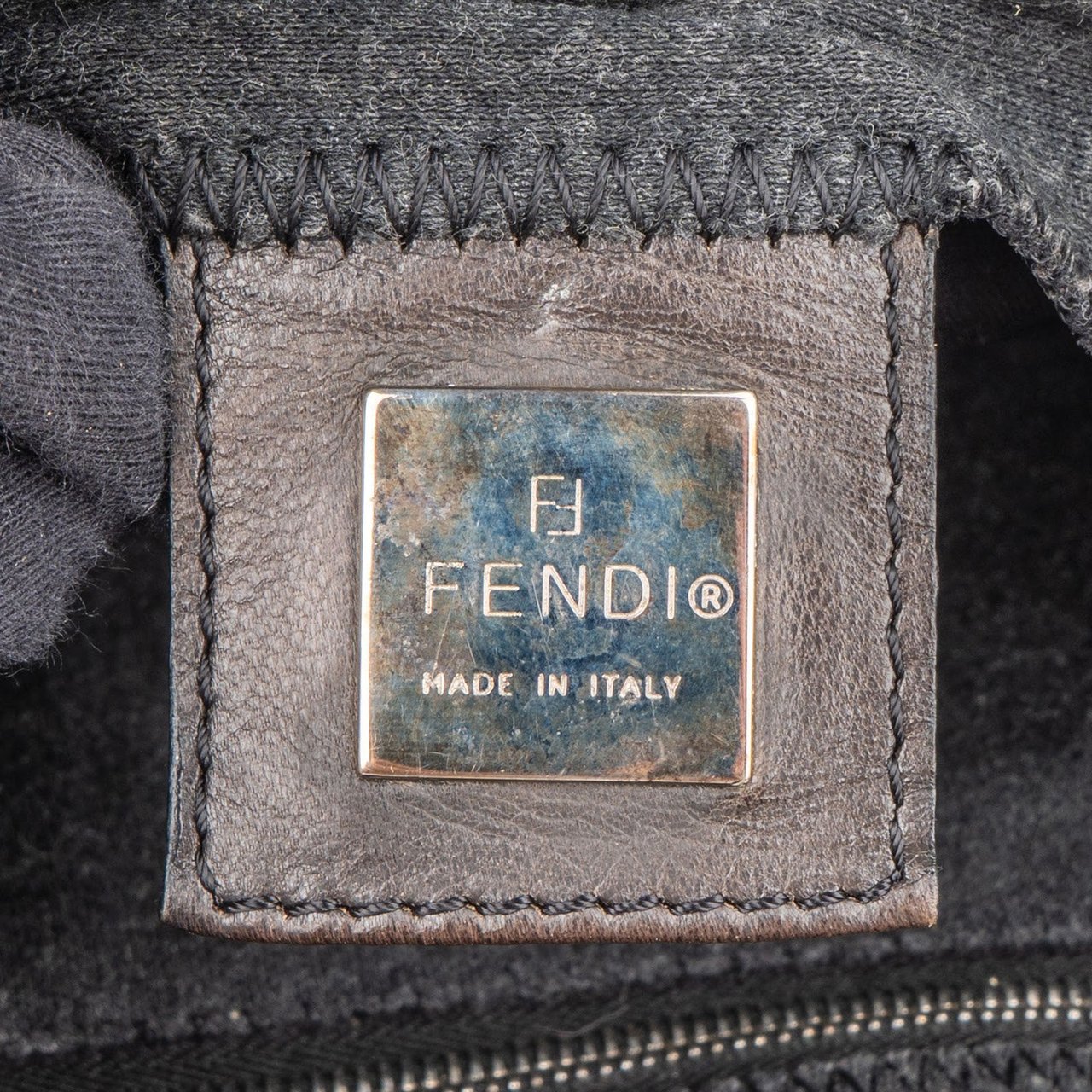 Fendi Fendi Jersey Baguette Shoulder Bag Divers