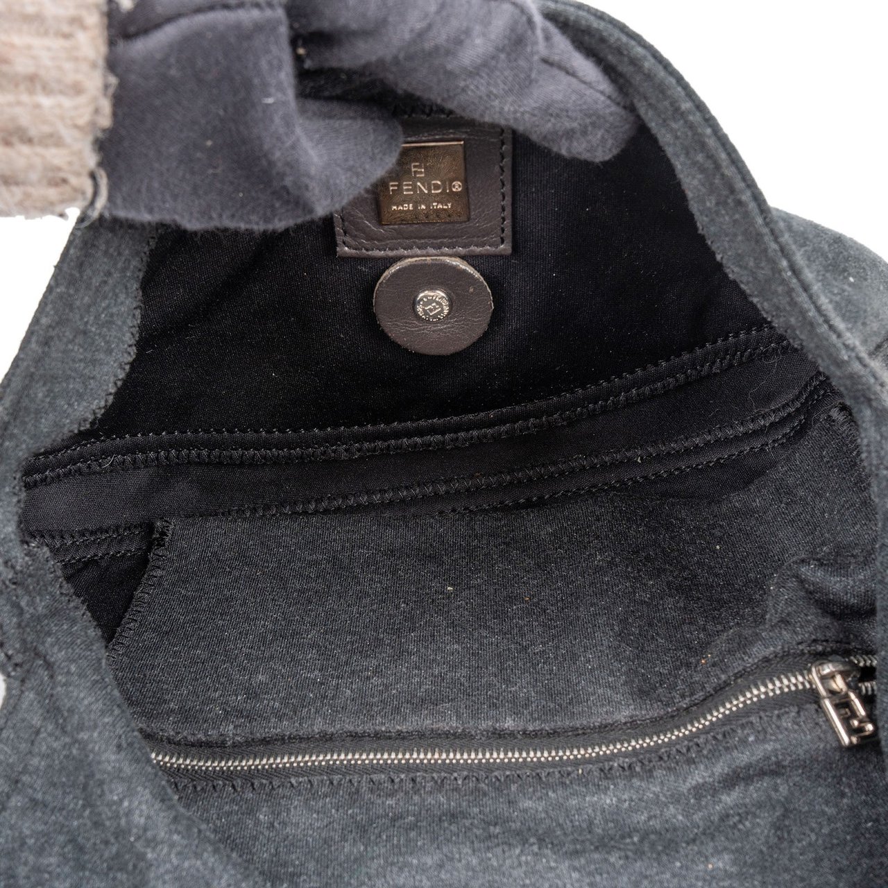 Fendi Fendi Jersey Baguette Shoulder Bag Divers