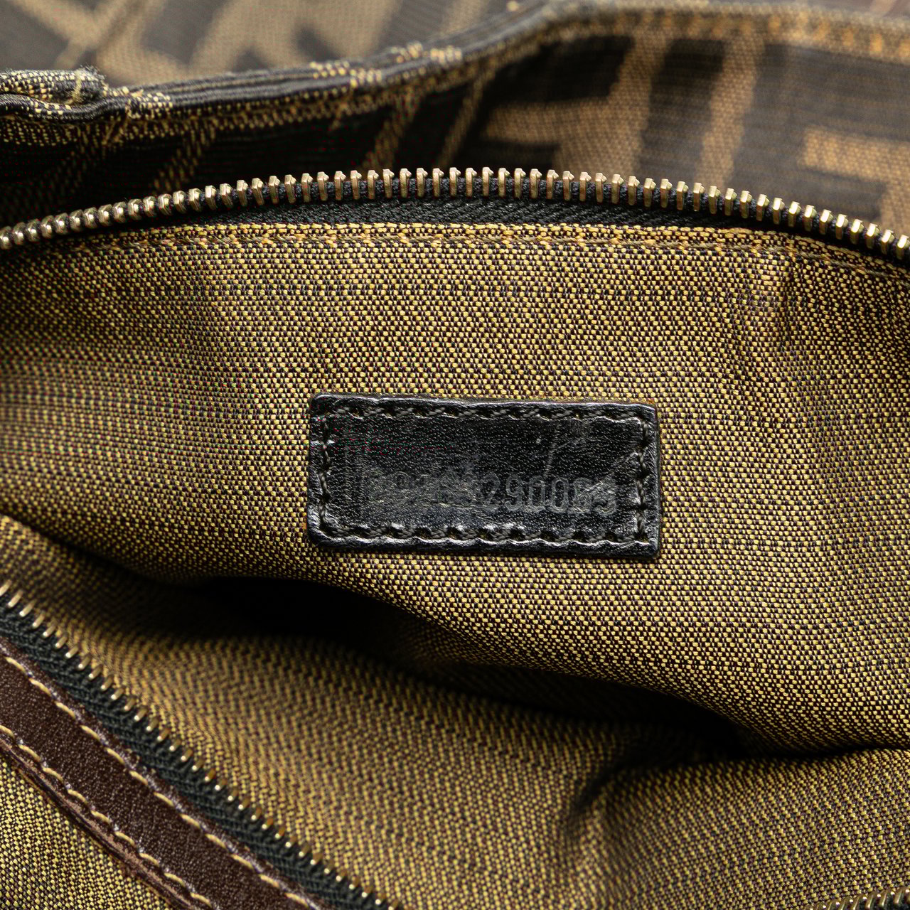 Fendi Small Zucca Canvas Twins Tote Bruin
