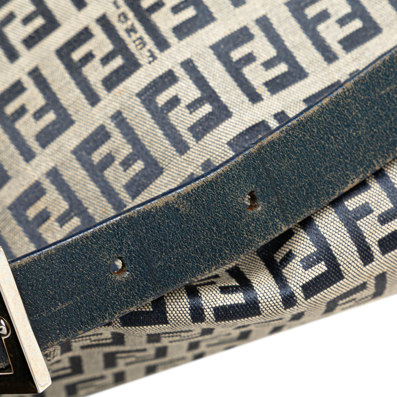 Fendi Zucchino Canvas Mamma Forever Bruin
