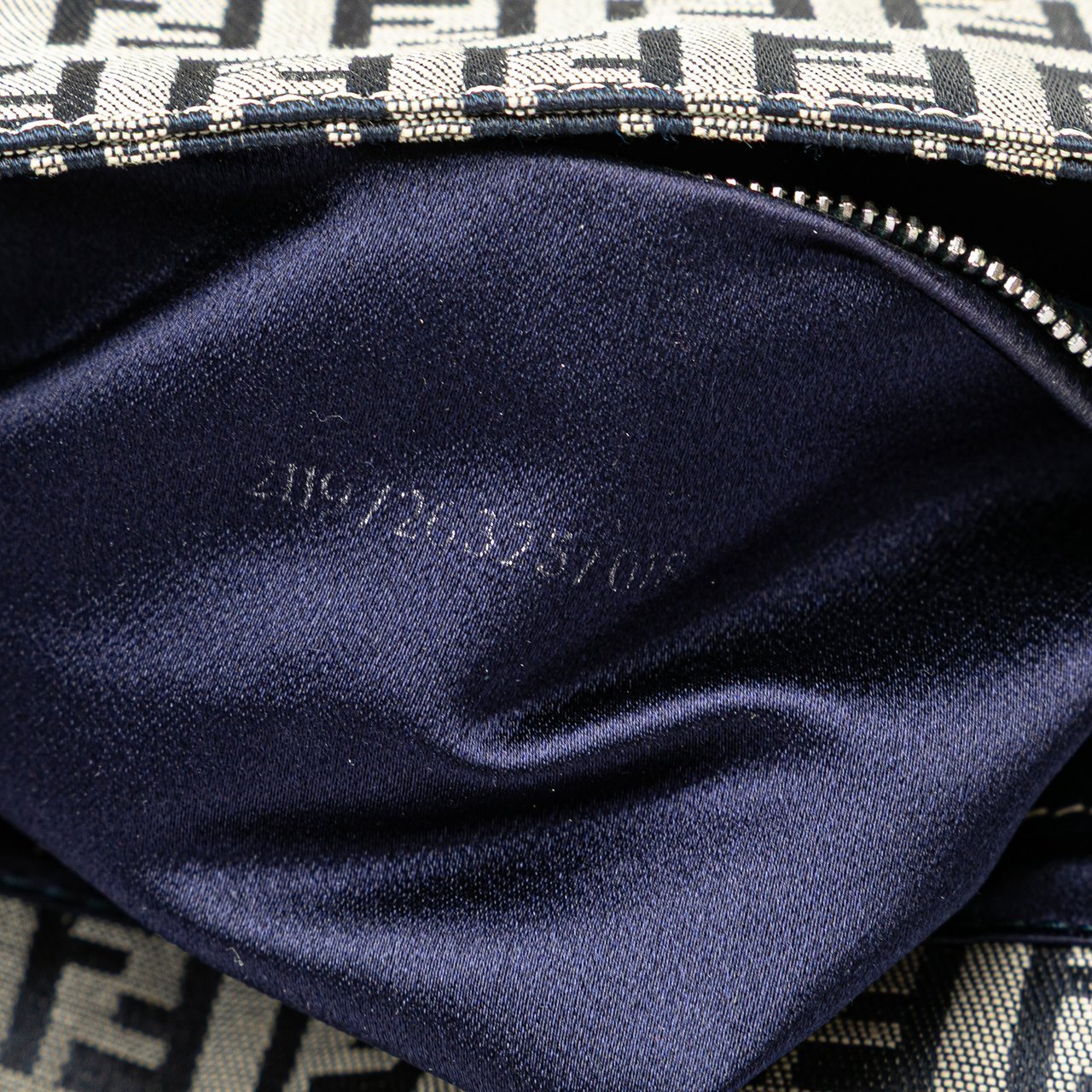 Fendi Zucchino Canvas Mamma Forever Bruin