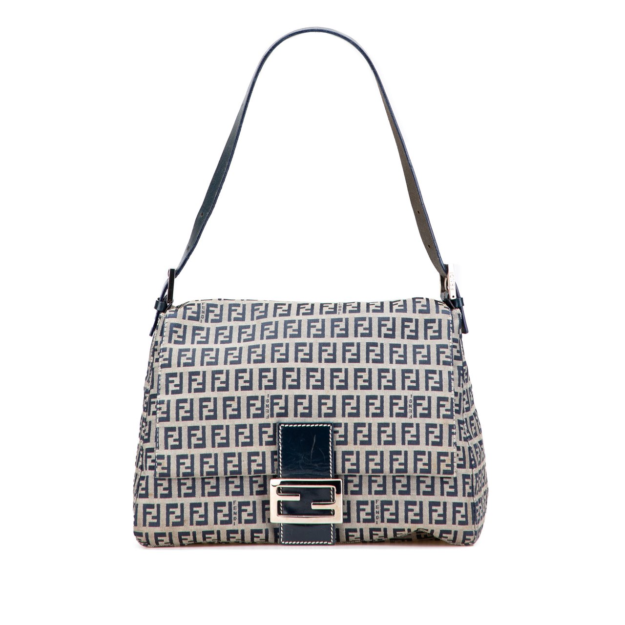 Fendi Zucchino Canvas Mamma Forever Bruin