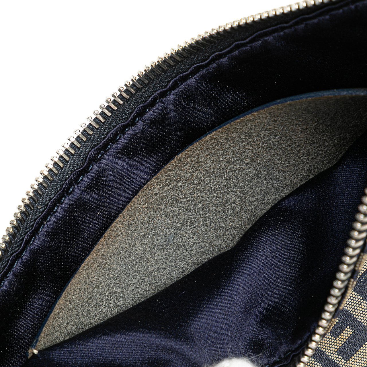 Fendi Zucchino Canvas Crossbody Grijs