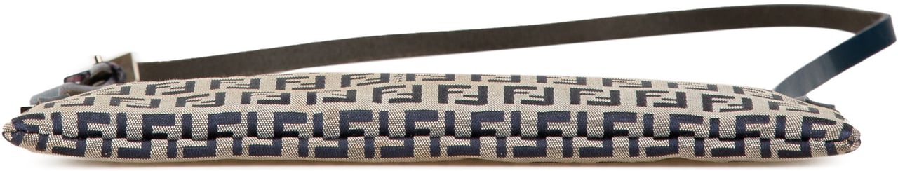Fendi Zucchino Canvas Crossbody Grijs