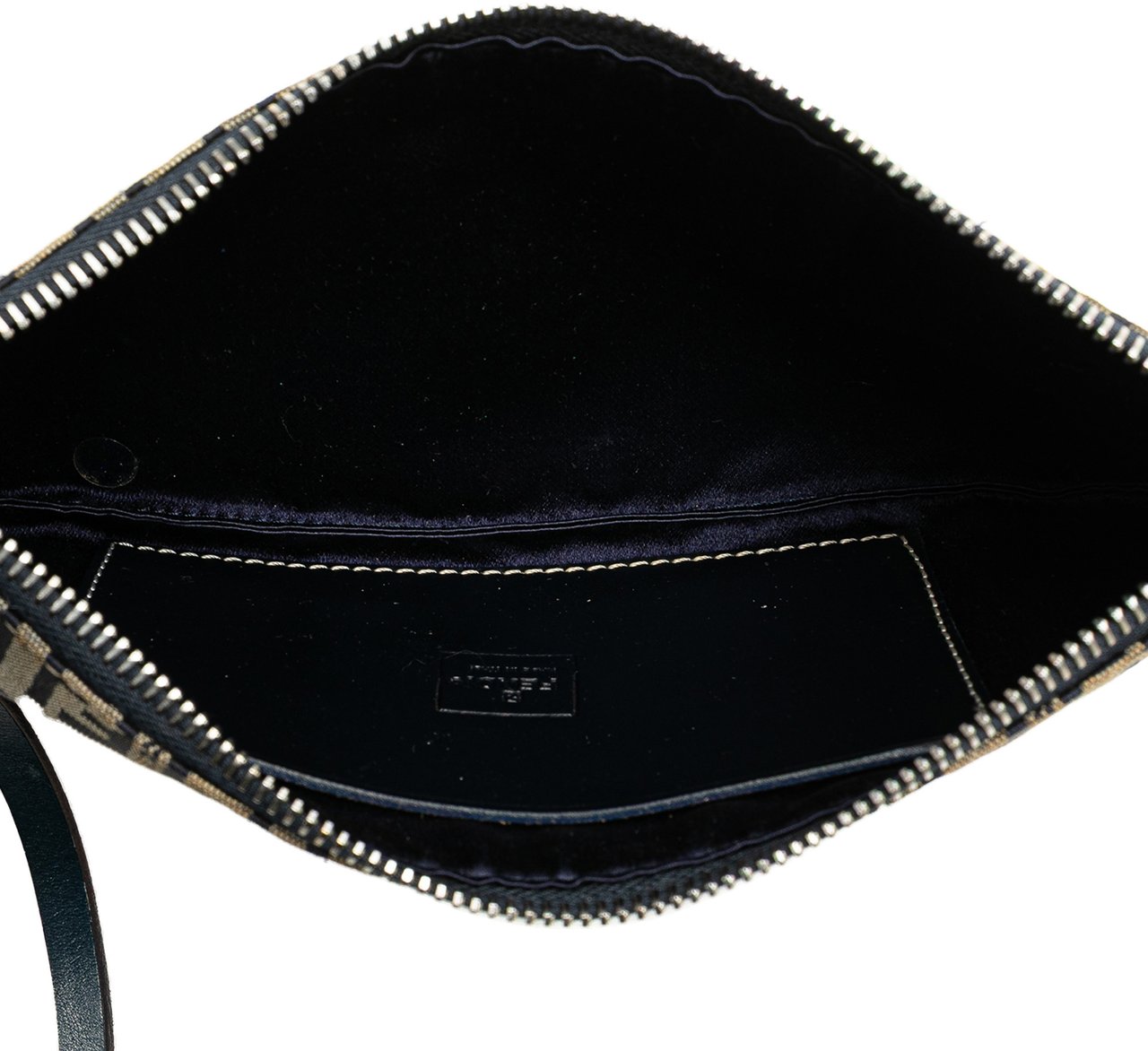 Fendi Zucchino Canvas Crossbody Grijs