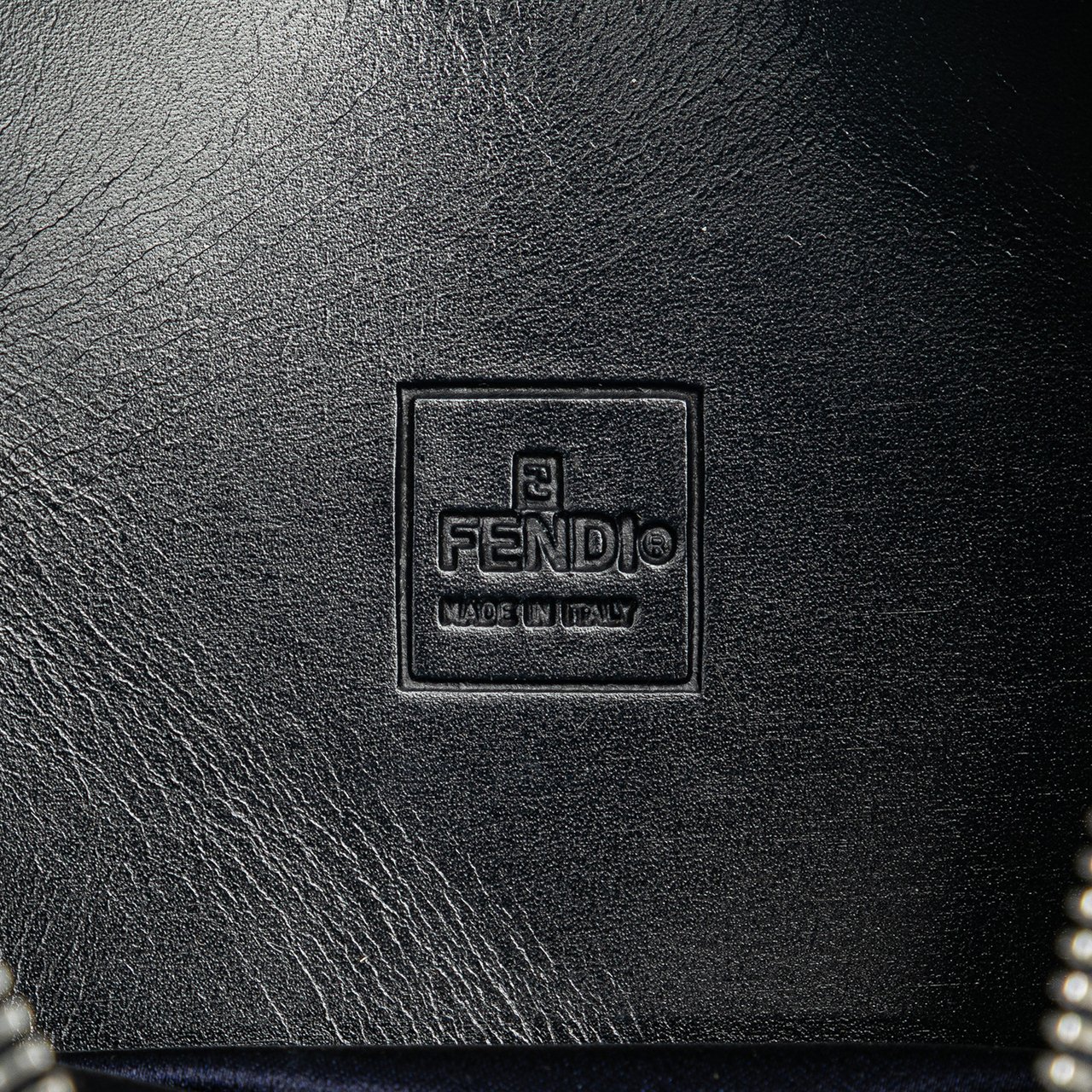 Fendi Zucchino Canvas Crossbody Grijs