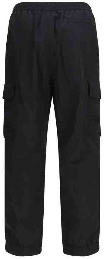 Fendi Black Polyamide Cargo Pants Zwart