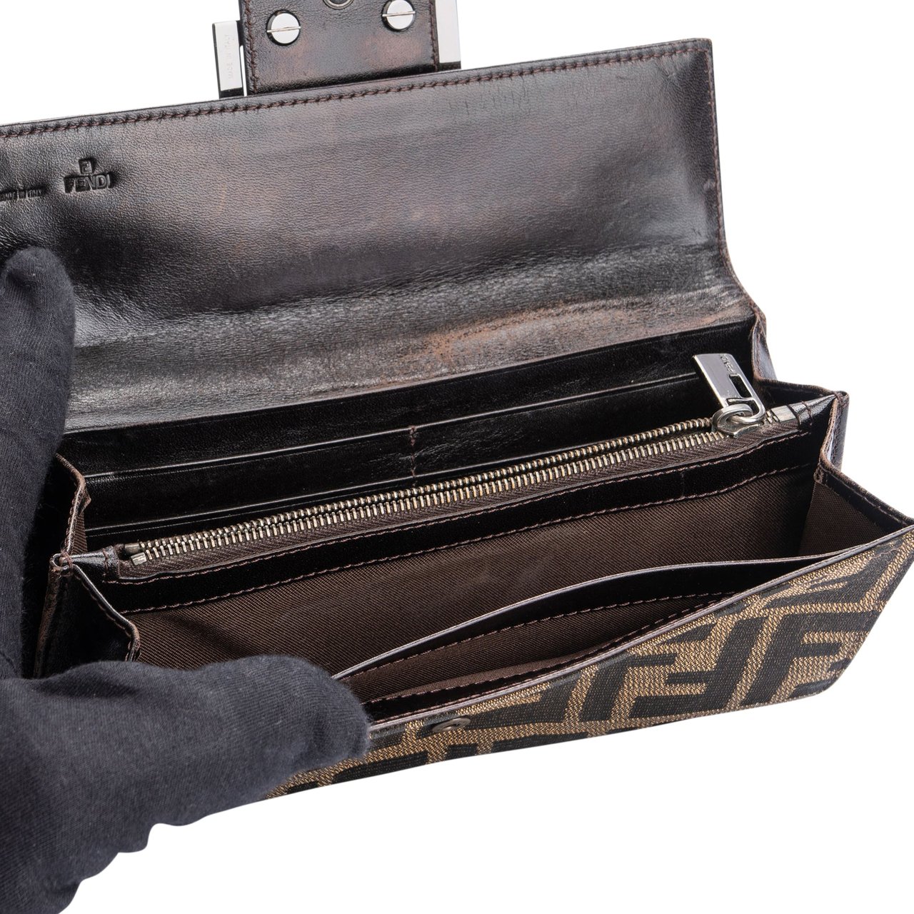 Fendi Fendi FF Monogram Baguette Wallet Divers