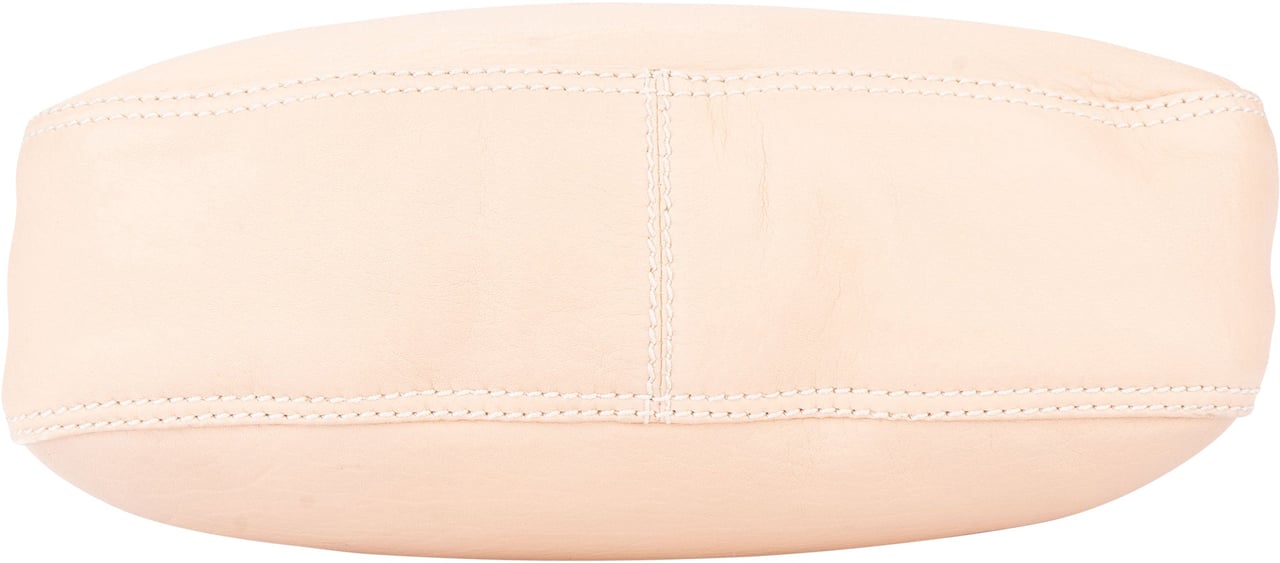 Fendi Fendi FF Rose Leather Baguette Handbag Divers