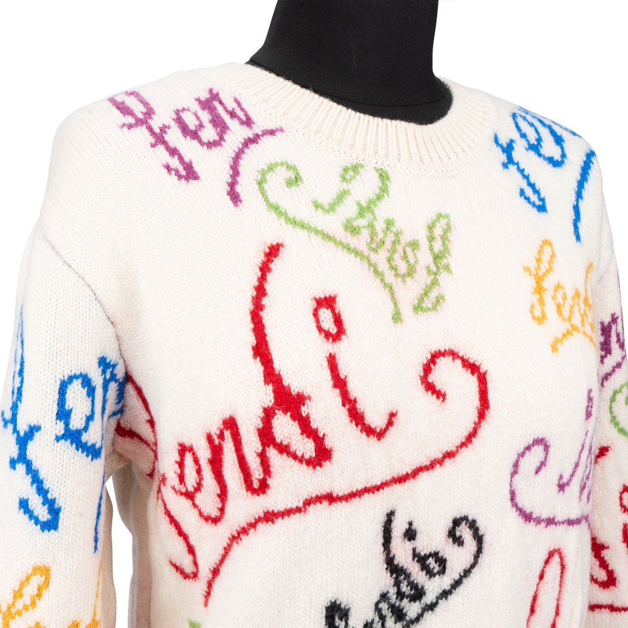 Fendi Fendi Multicolor Wool Sweater Divers