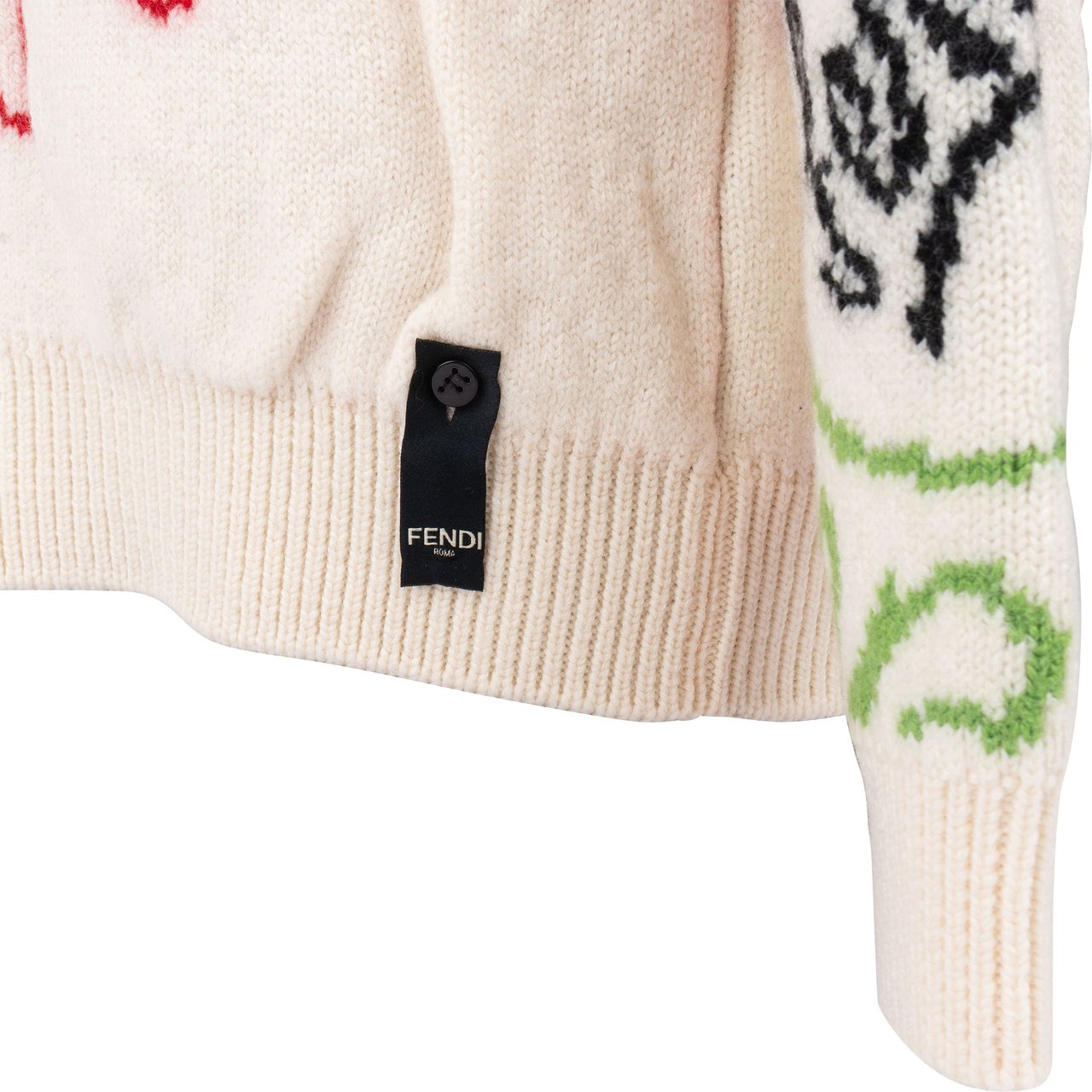 Fendi Fendi Multicolor Wool Sweater Divers