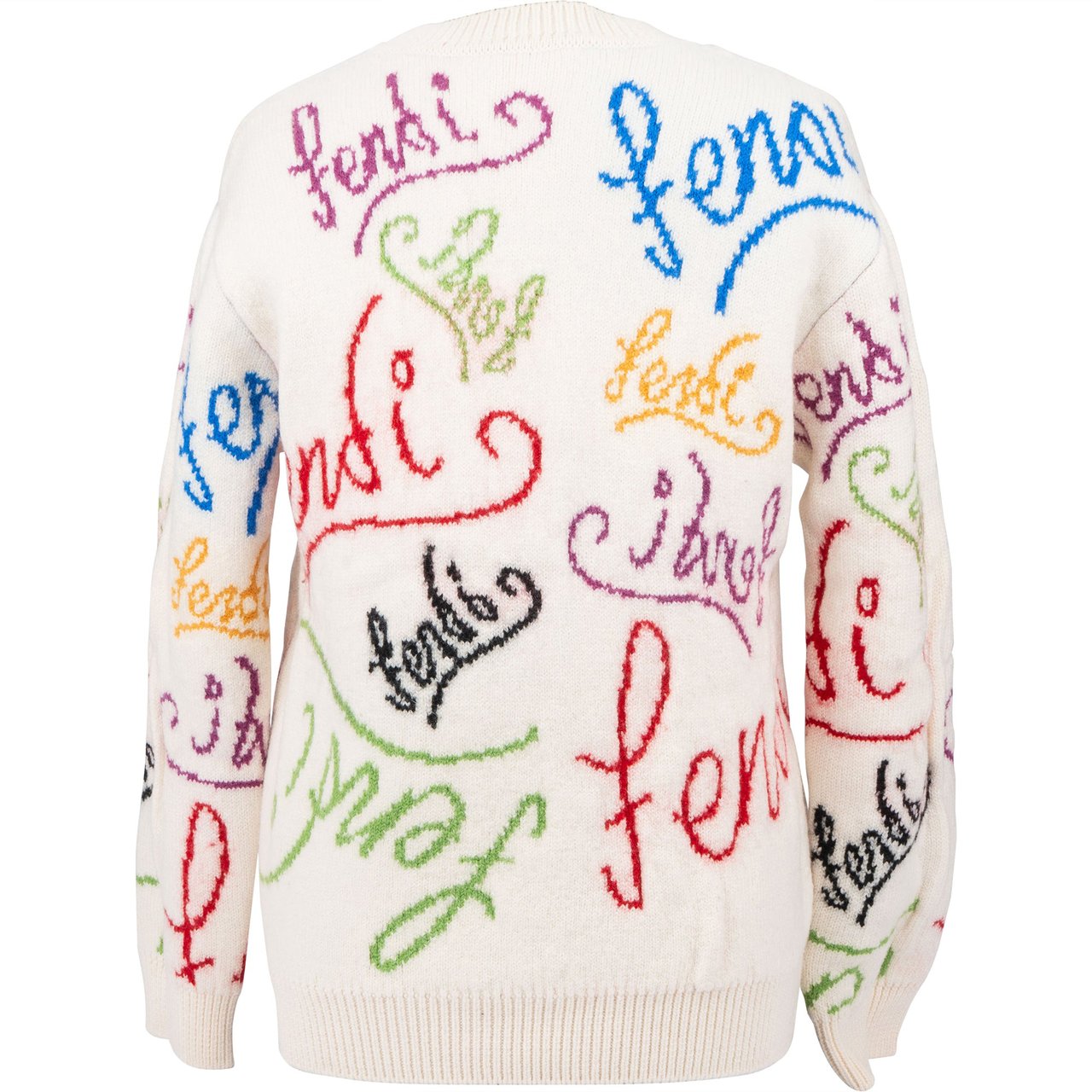 Fendi Fendi Multicolor Wool Sweater Divers