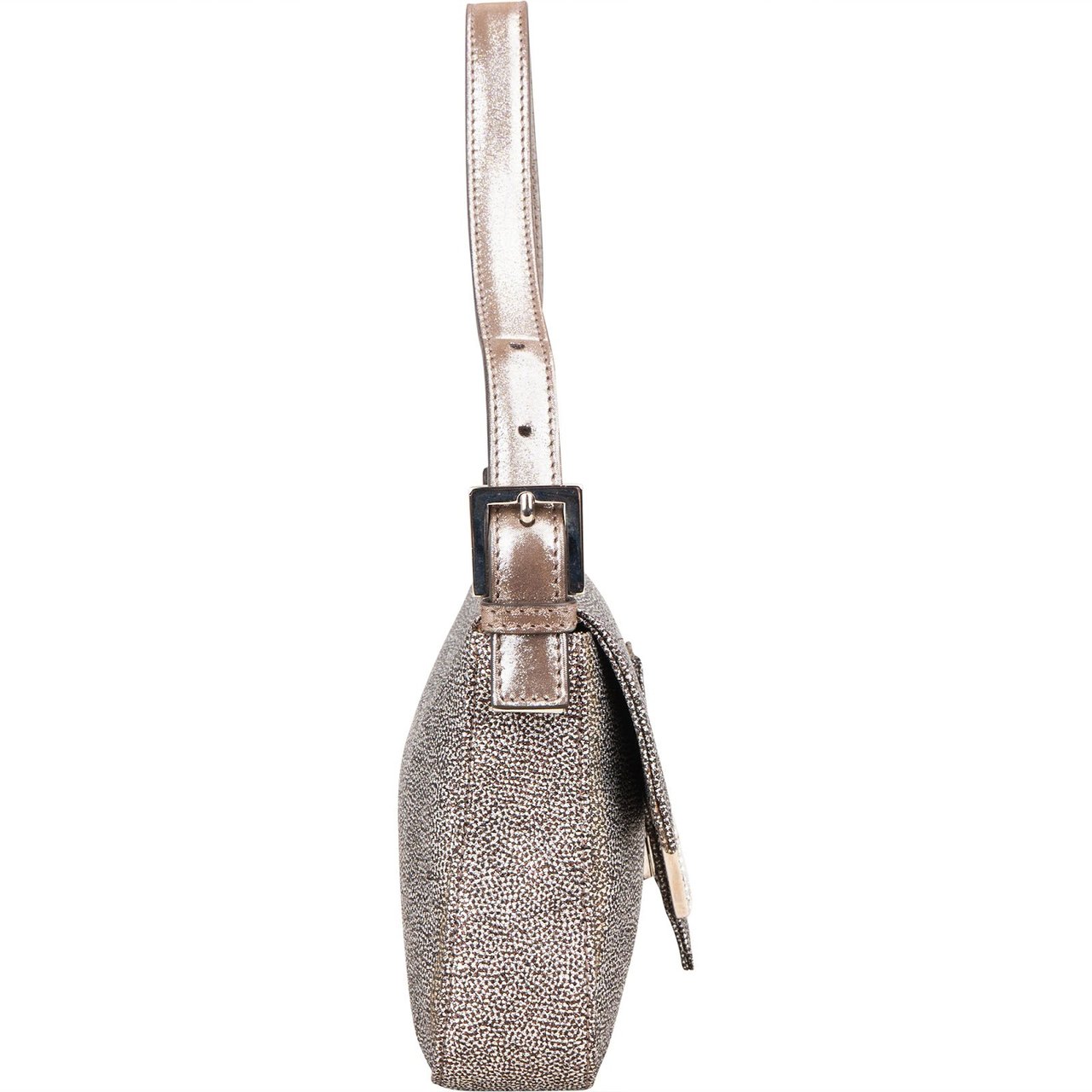Fendi Limited FF Crystal Baguette Shoulder Bag Divers