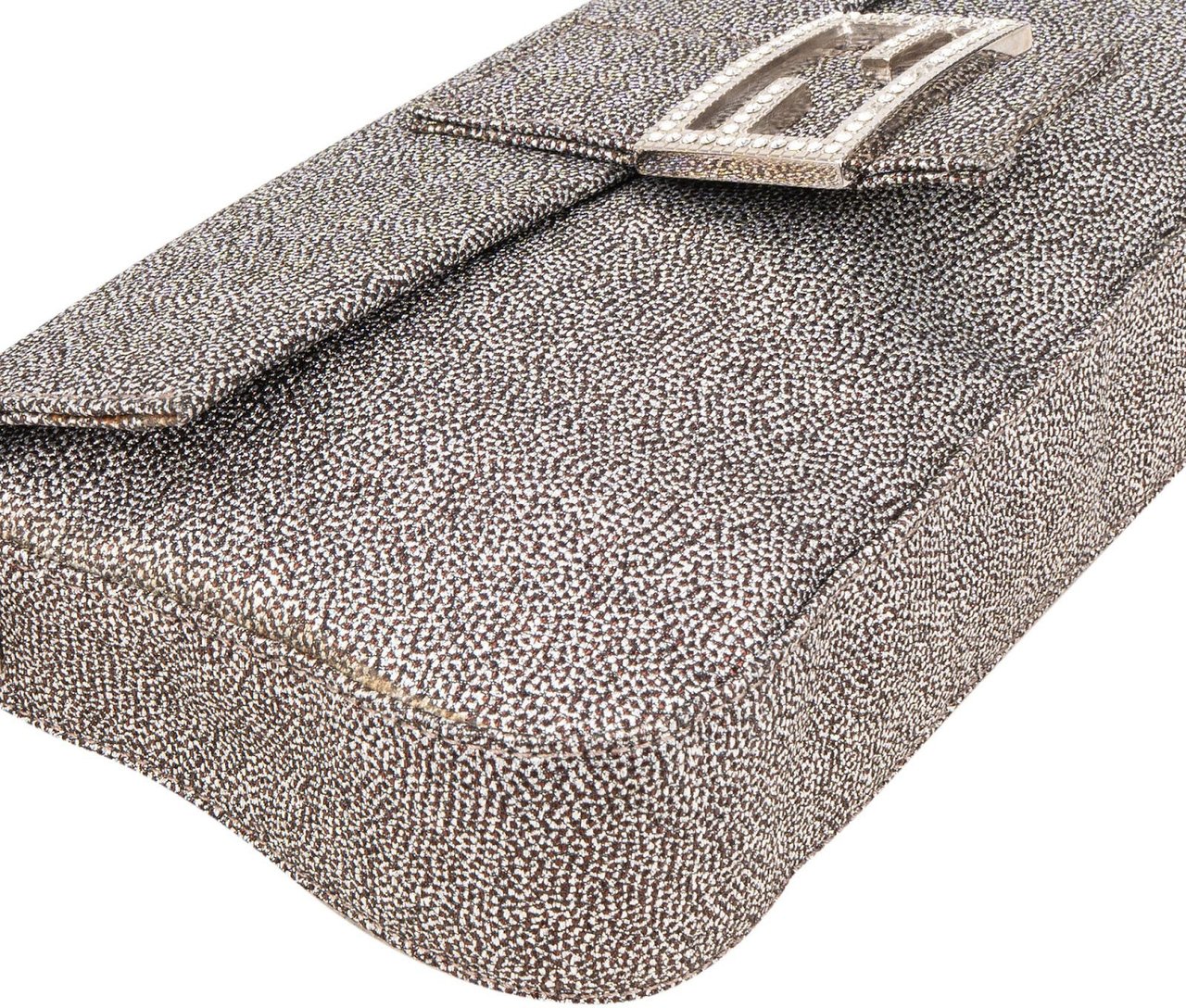 Fendi Limited FF Crystal Baguette Shoulder Bag Divers