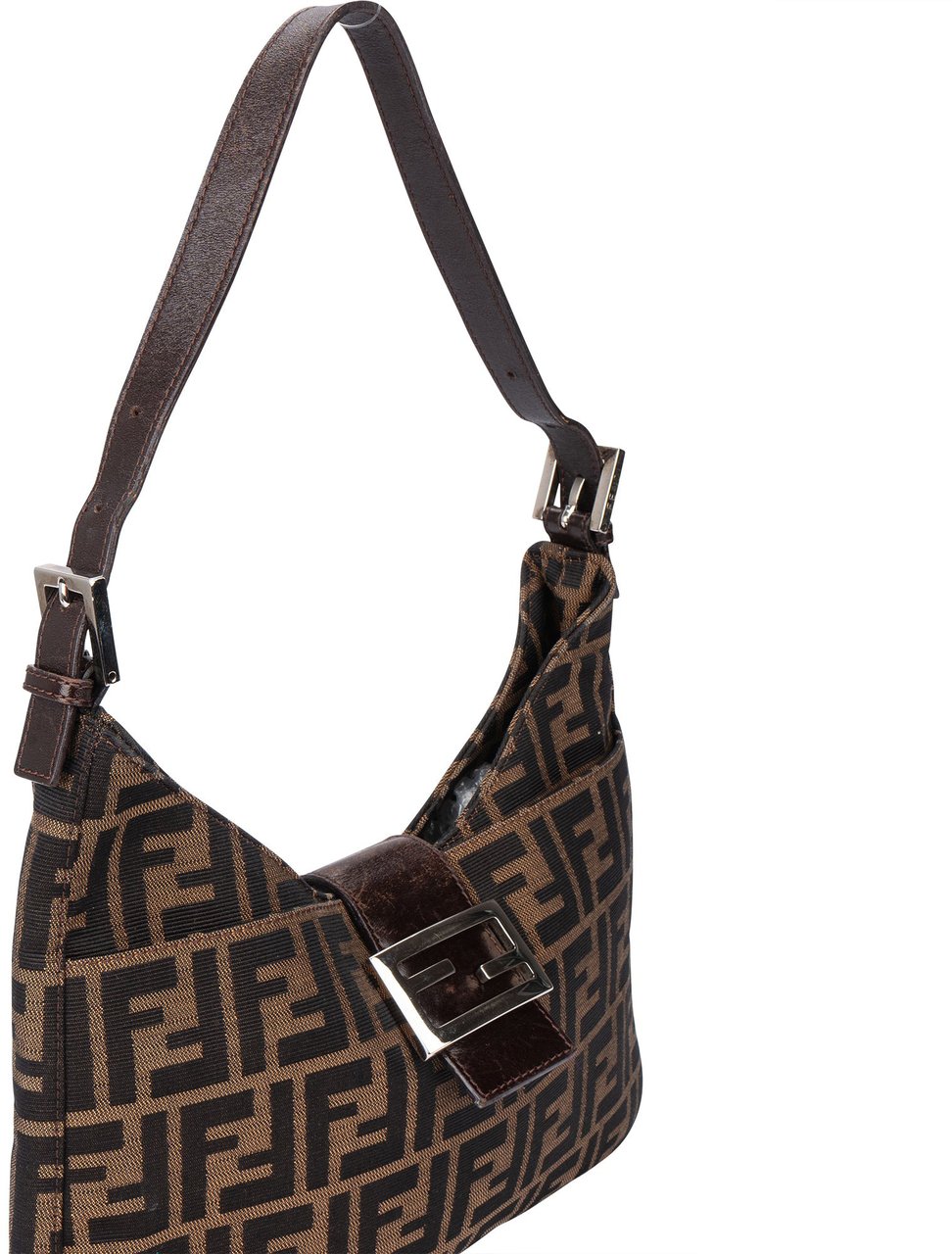 Fendi Fendi FF Monogram Baguette Shoulder Bag Divers