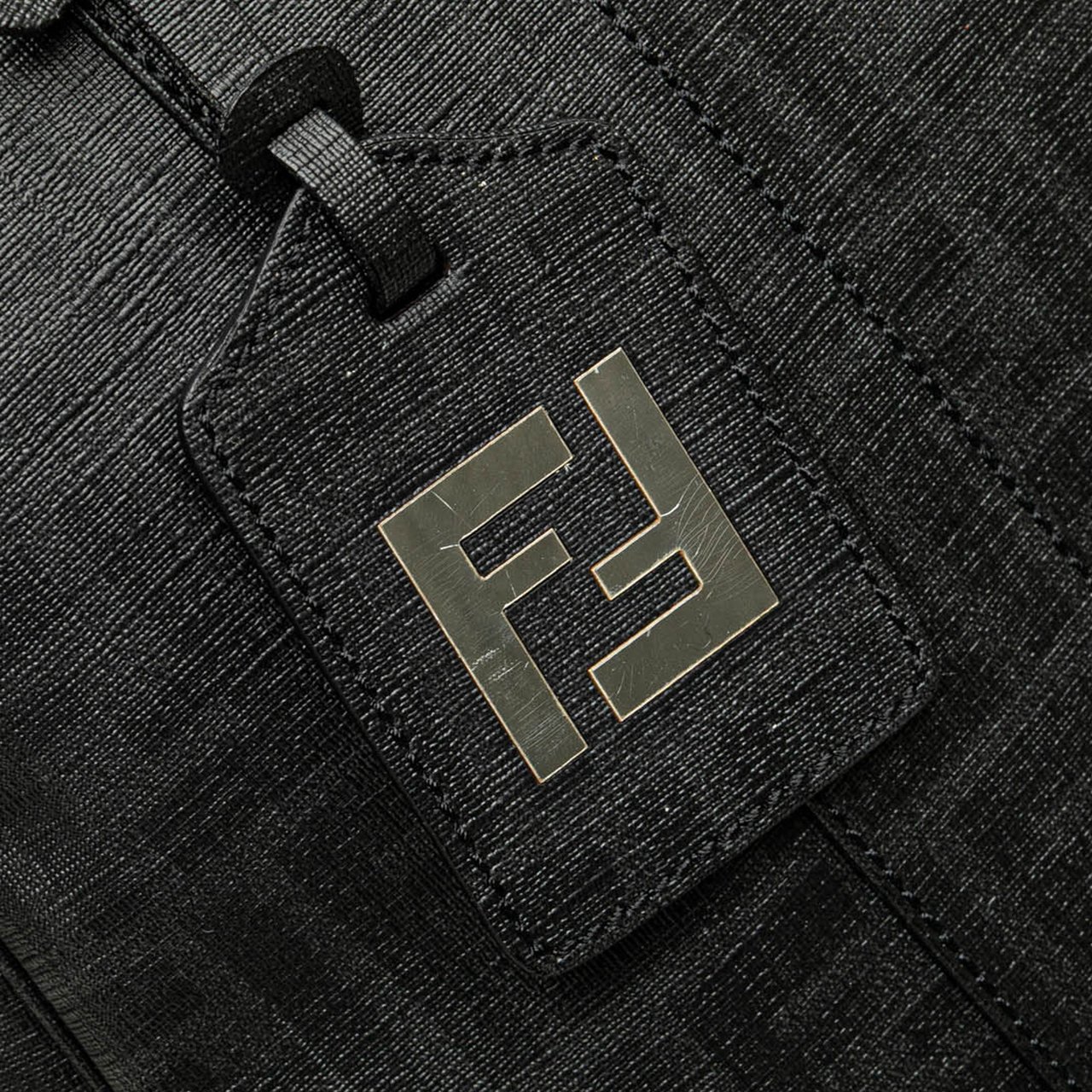 Fendi Zucca Coated Canvas Handbag Grijs