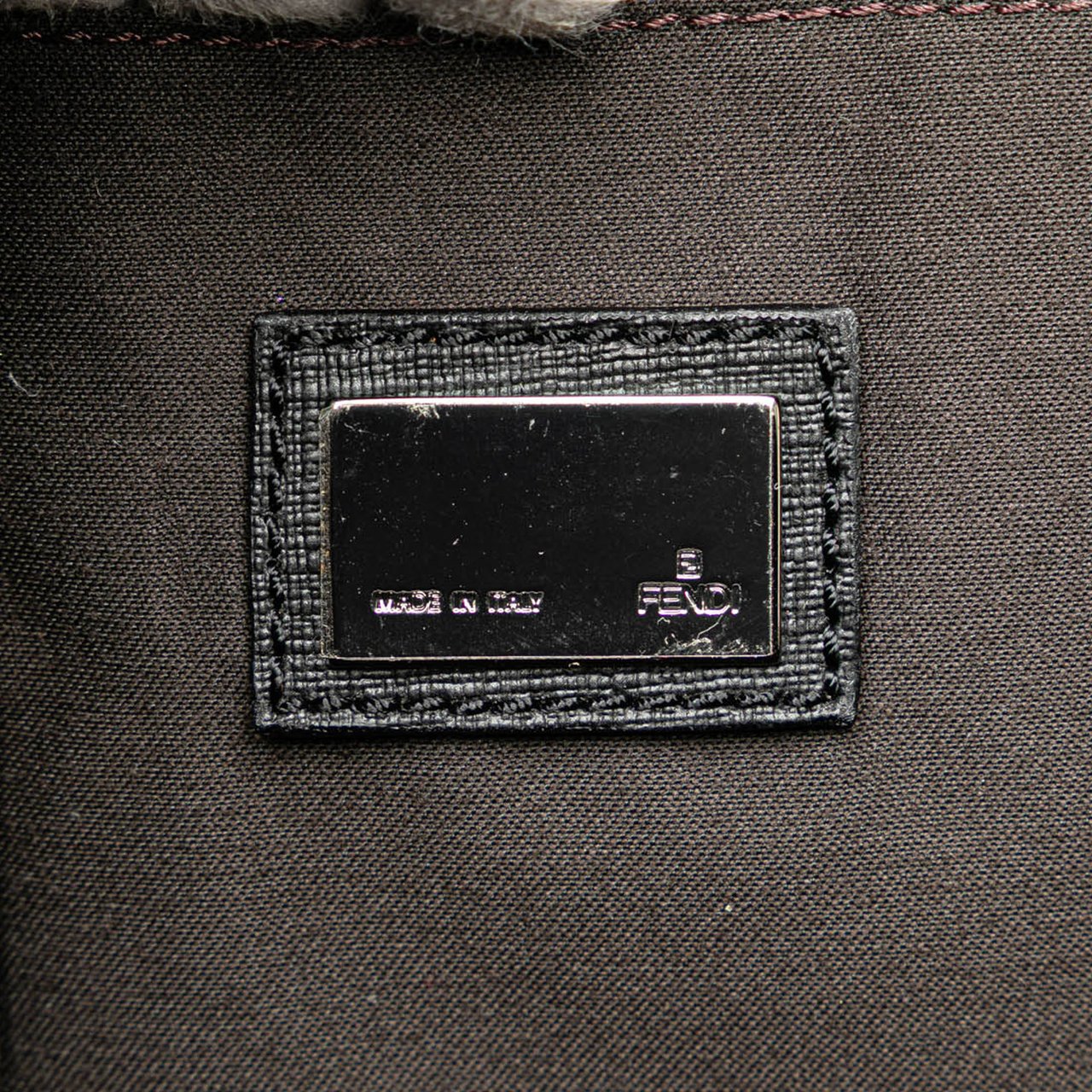 Fendi Zucca Coated Canvas Handbag Grijs