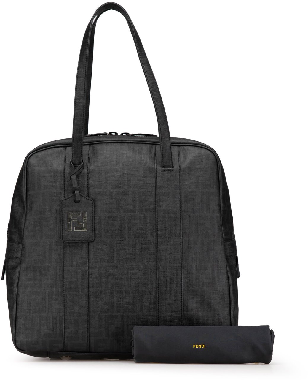 Fendi Zucca Coated Canvas Handbag Grijs