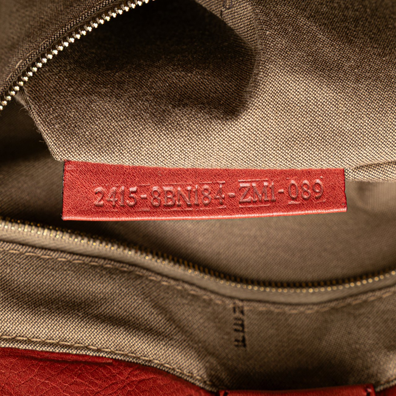 Fendi Large Leather Twins Tote Oranje