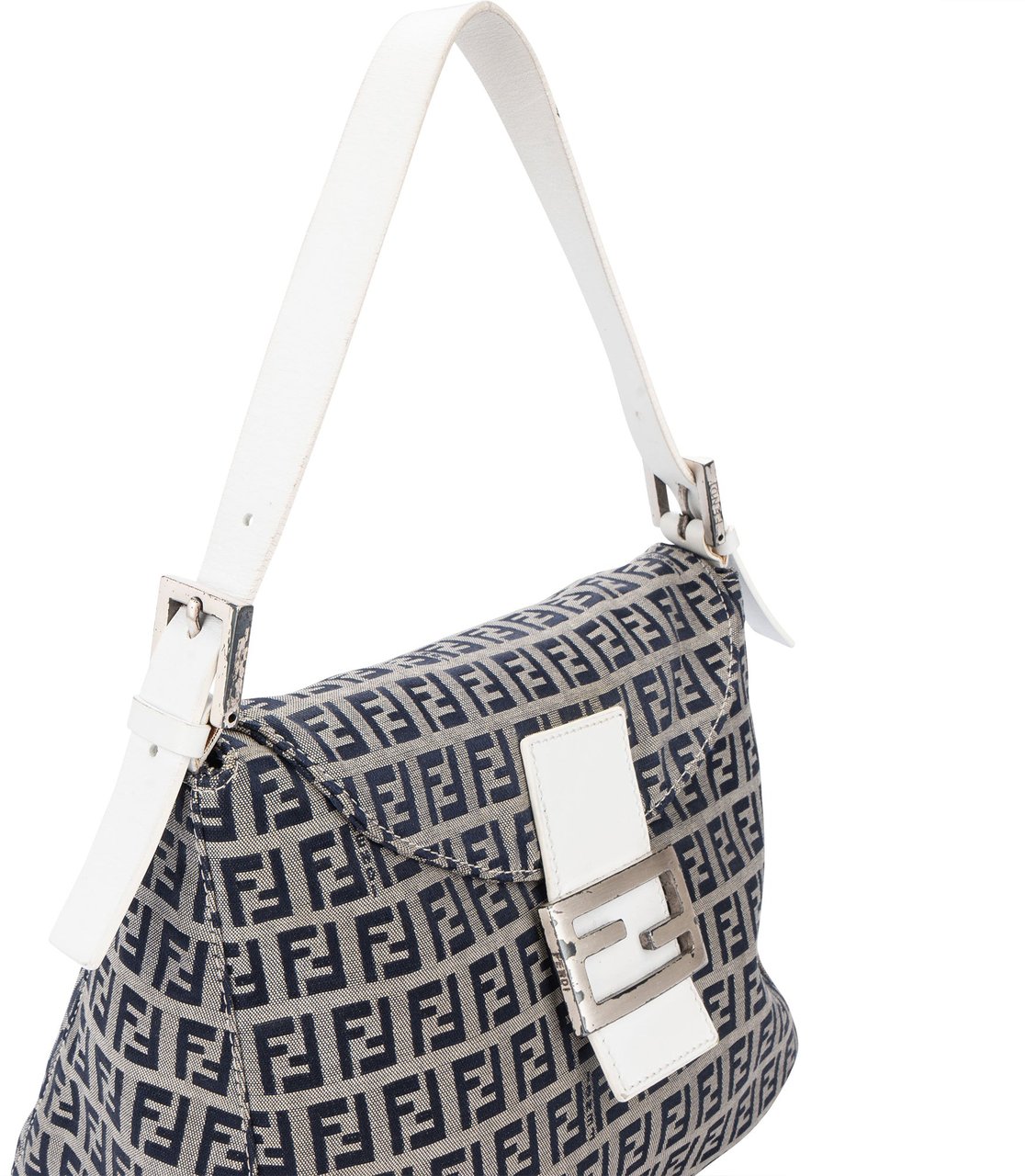 Fendi FF Mongram Baguette Handbag Divers