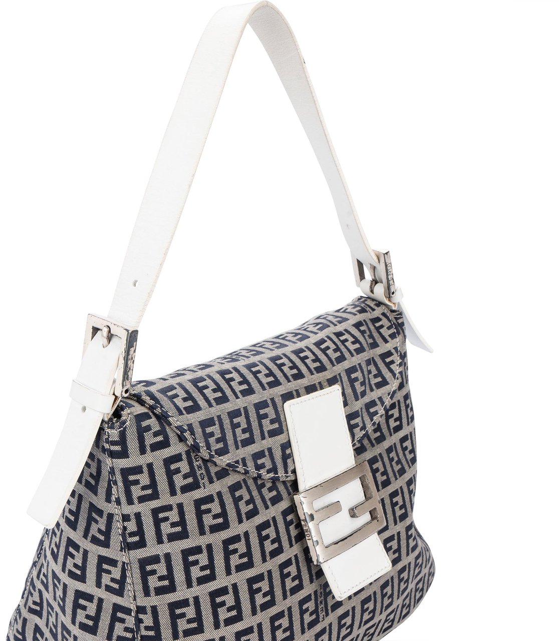 Fendi Fendi FF Mongram Baguette Handbag Divers