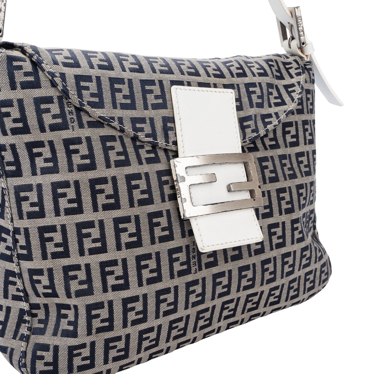 Fendi FF Mongram Baguette Handbag Divers