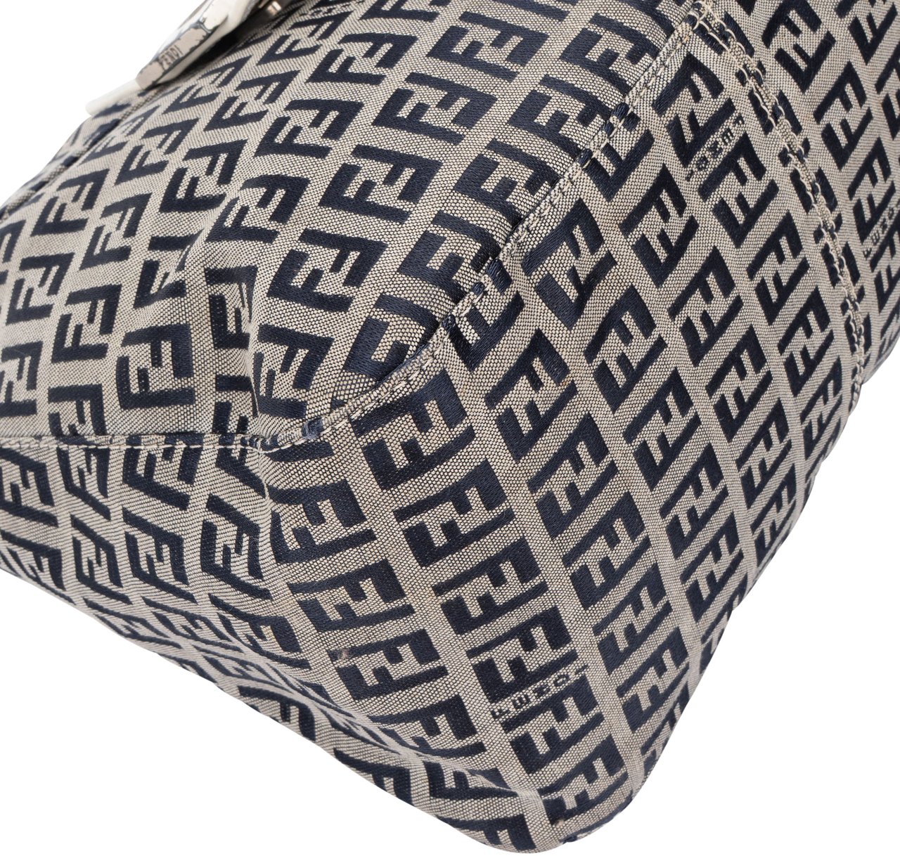 Fendi Fendi FF Mongram Baguette Handbag Divers