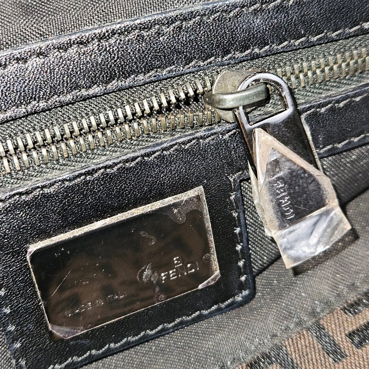Fendi Fendi FF Monogram Baguette Handbag Divers