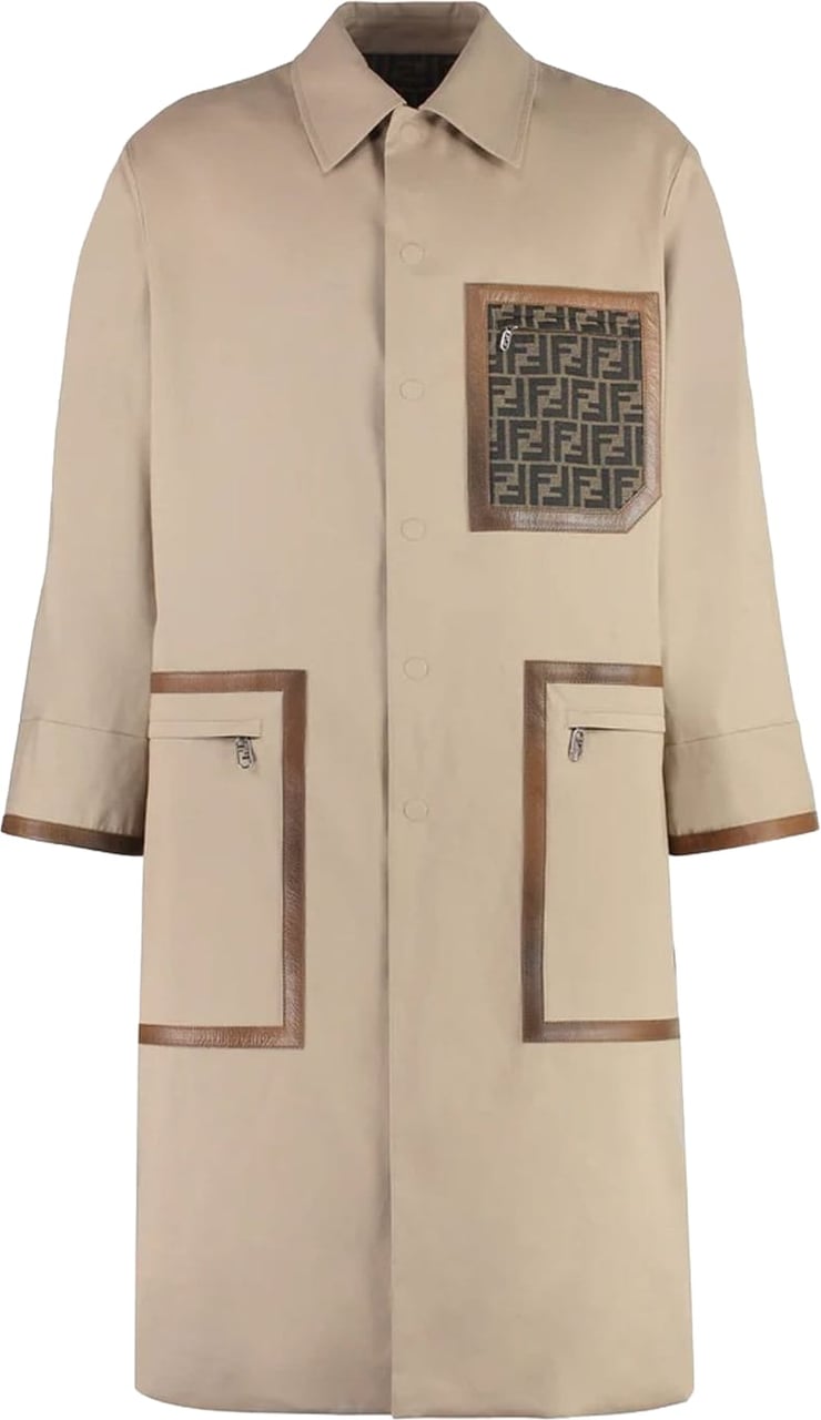 Fendi Reversible Trench Coat Beige
