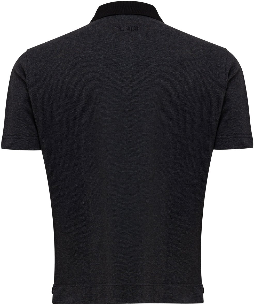 Fendi Polo Shirts Black Divers