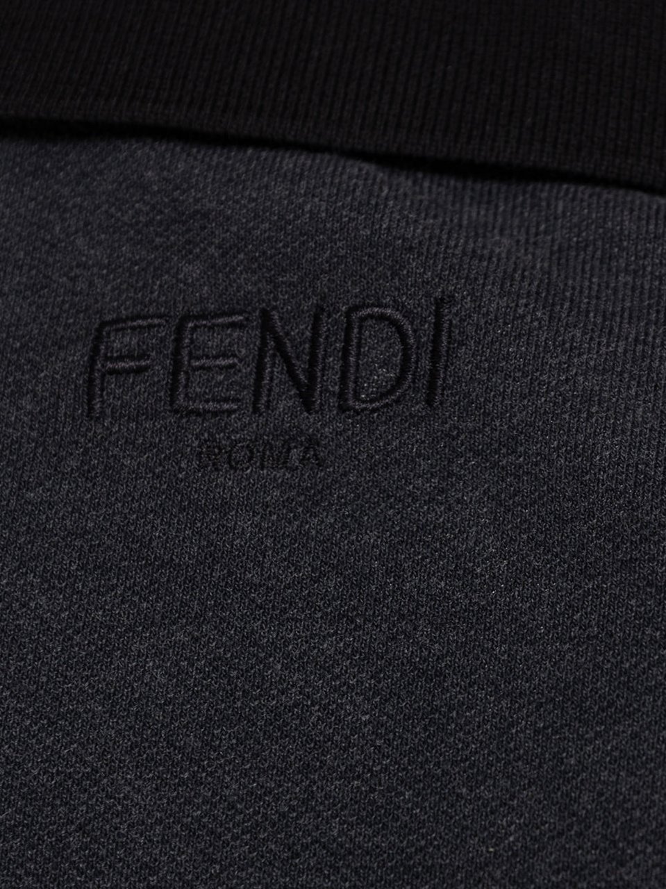 Fendi Polo Shirts Black Divers