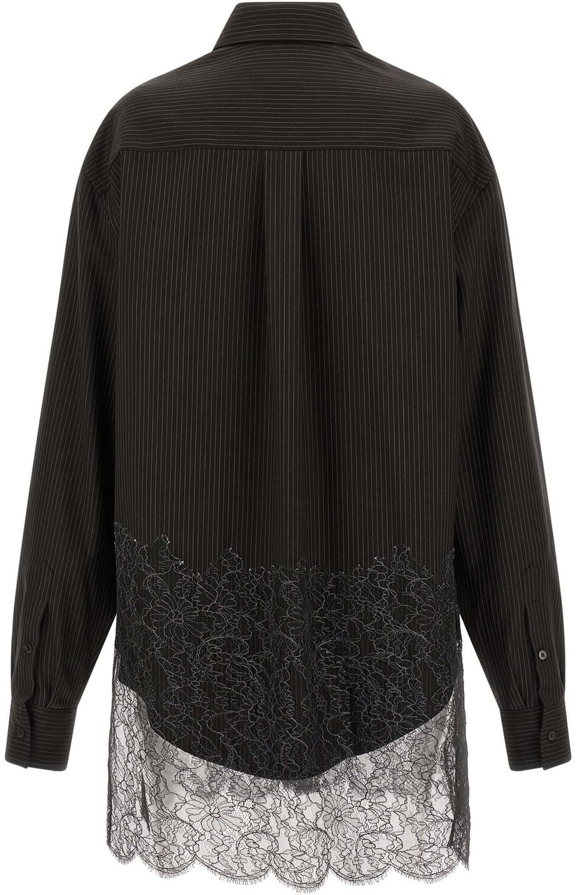 Fendi Brown Virgin Wool Blouse Bruin
