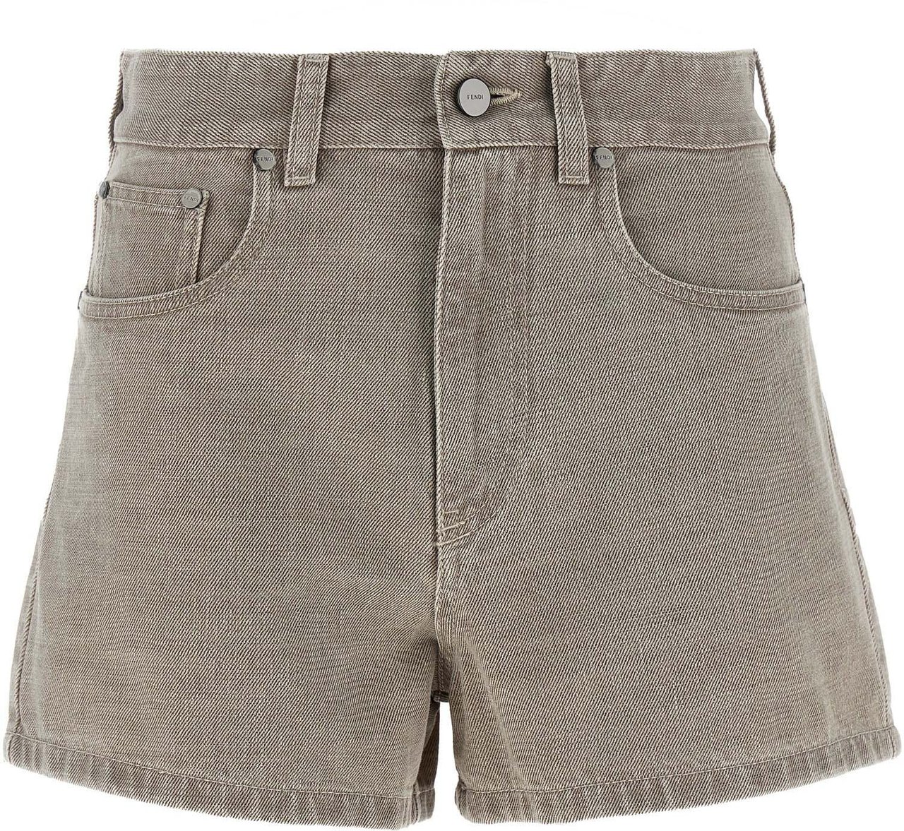 Fendi Beige Cotton Bermuda Shorts Beige