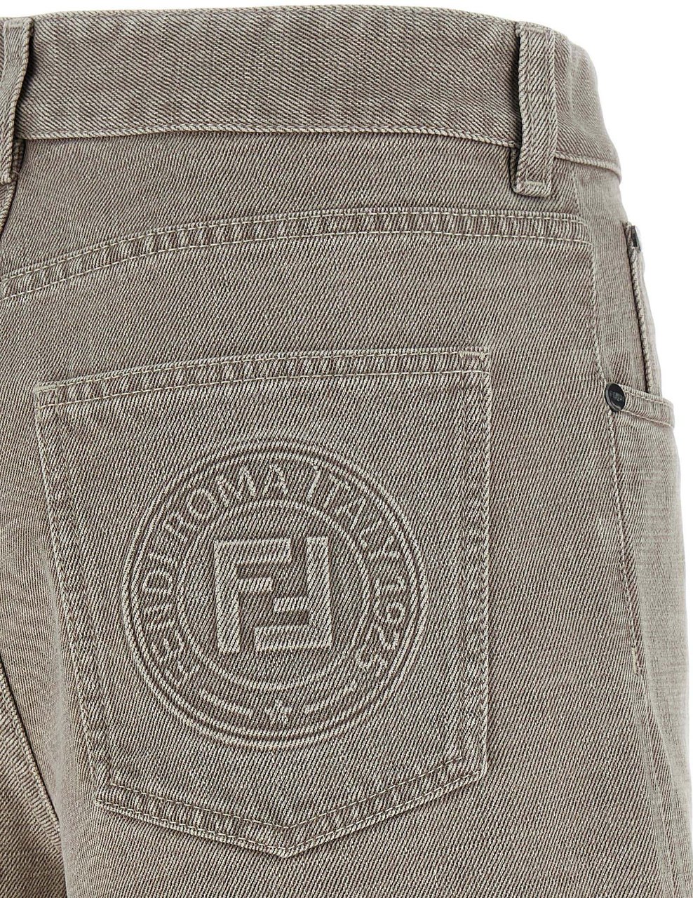 Fendi Beige Cotton Bermuda Shorts Beige