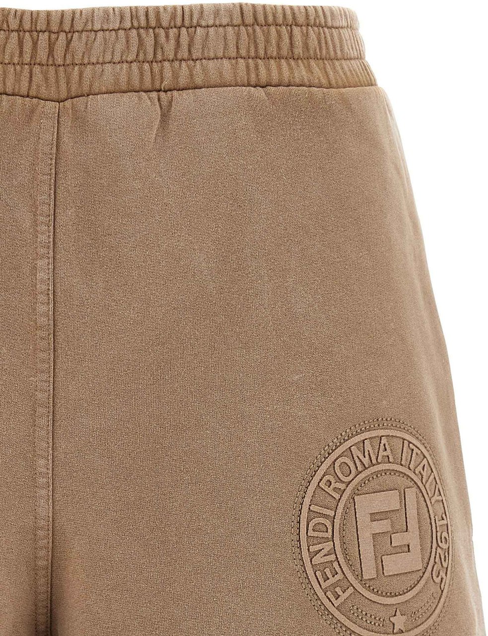 Fendi Brown Cotton Bermuda Shorts Bruin