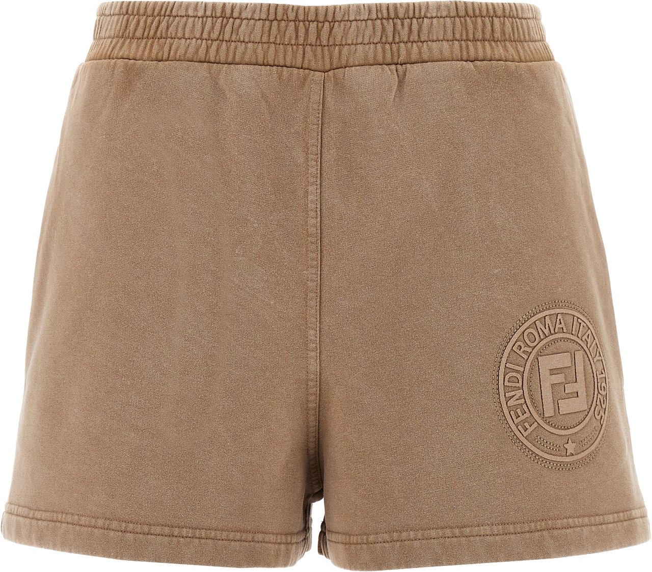 Fendi Brown Cotton Bermuda Shorts Bruin